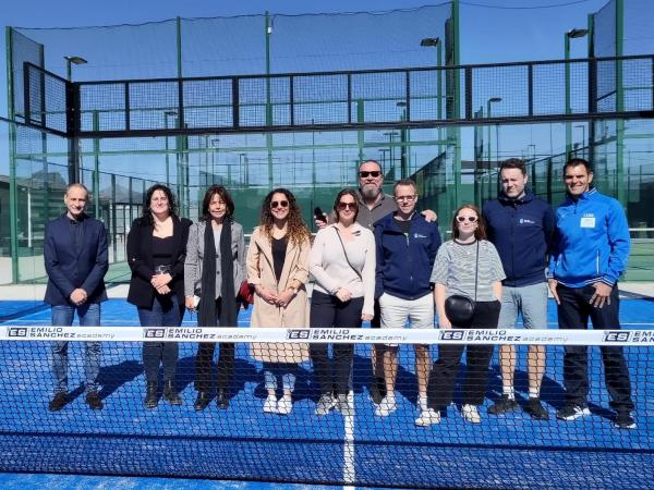 Tour Operadors de Pàdel visiten l'oferta esportiva el Baix Llobregat 